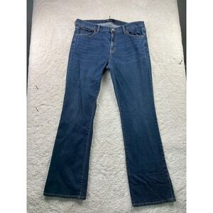 Gap Jeans Womens 14 32R Blue‎ Bootcut Denim Classic Fit Stretch Regular Boot